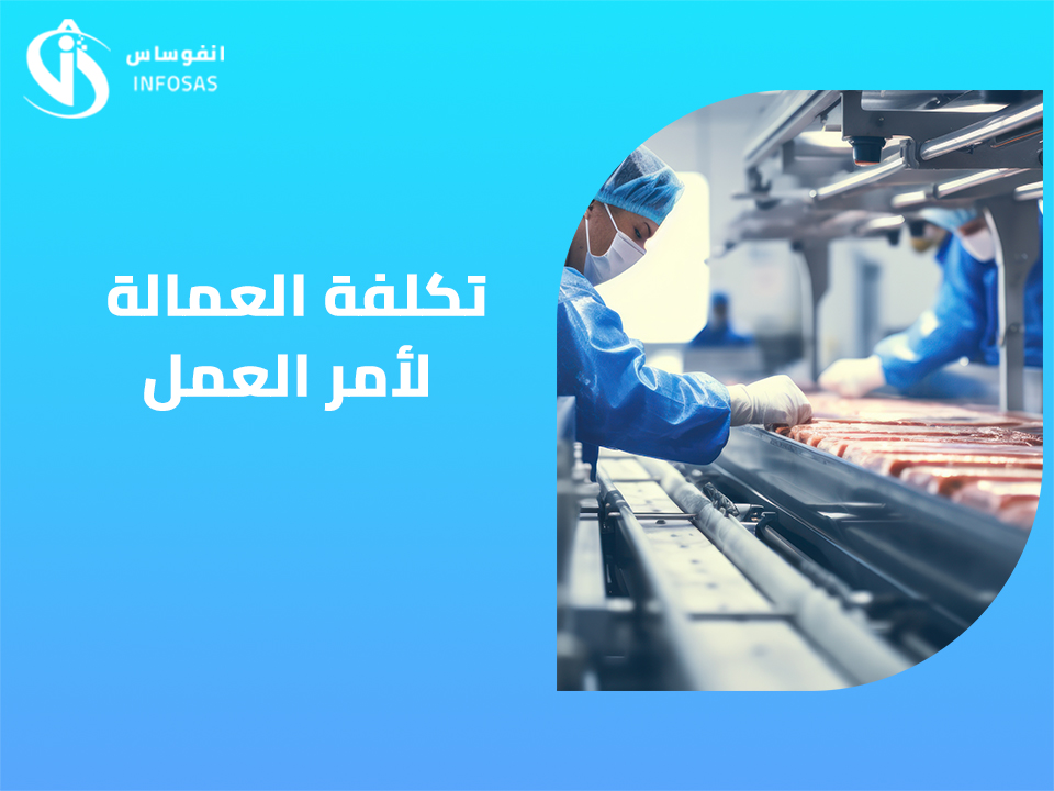 تكلفة العمالة لأمر العمل